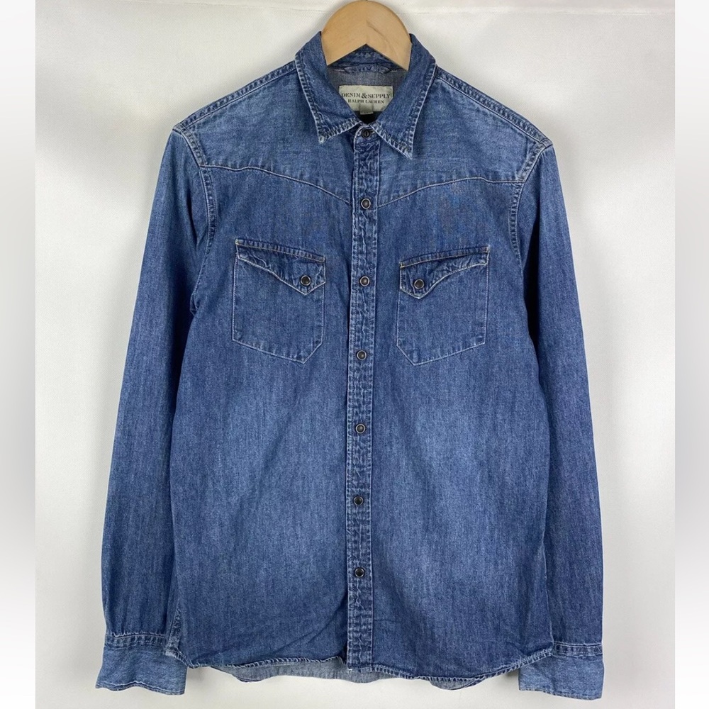 Ralph Lauren Denim Men’s Long Sleeve button up Size M